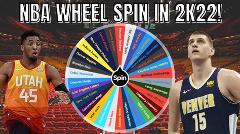 spin the wheel nba|spin the wheel nba 2k22.